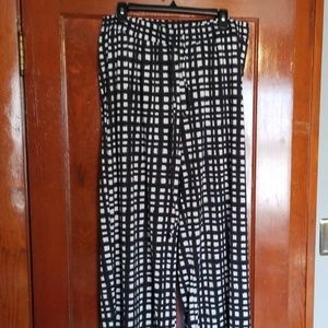 Zach & Rachel Windowpane Palazzo Panta